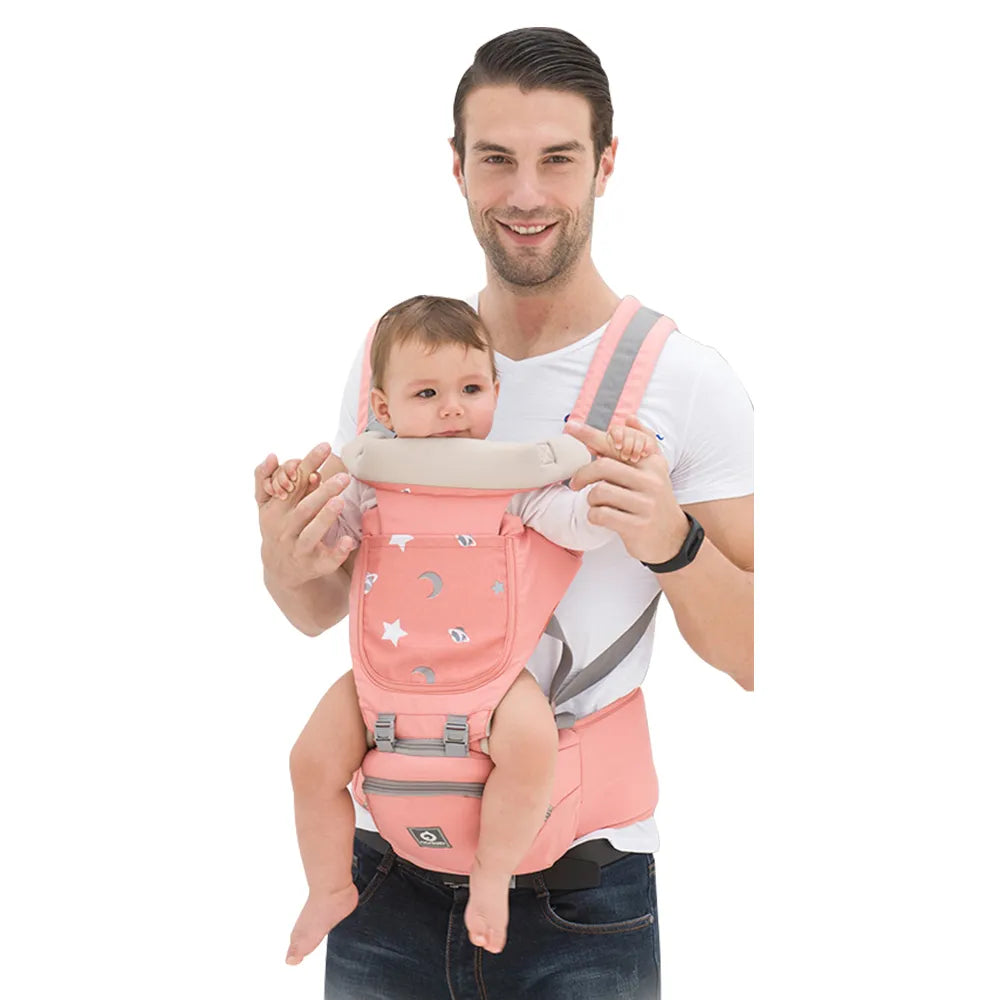 High-quality baby carrier options including wrap, backpack, and hiking styles