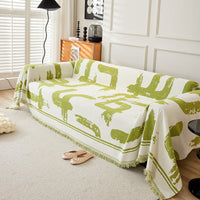 Cauzac™ Chenille Decorative Blanket with Tassels for Your Living Space