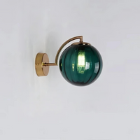 Cauzac™ Modern Glass Globe Wall Lamp for Elegant Interiors