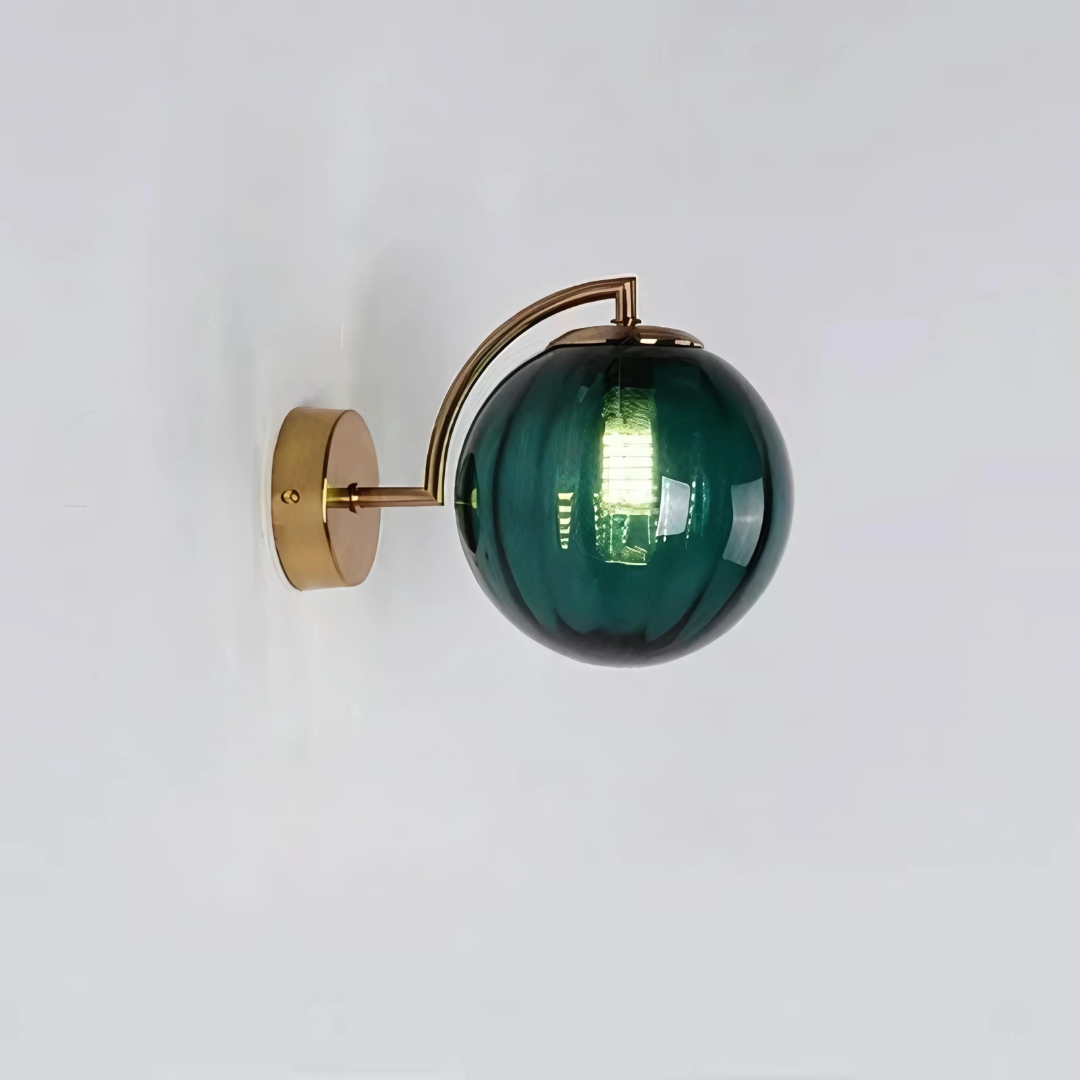 Cauzac™ Modern Glass Globe Wall Lamp for Elegant Interiors