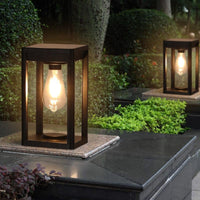 Cauzac™ Eco-Friendly Solar Outdoor Pillar Lamp with LED Lighting