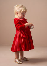 Cauzac™ Charlotte Red Velvet Dress