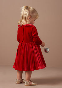 Cauzac™ Charlotte Red Velvet Dress