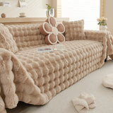 Cauzac™ Premium Faux Rabbit Fur Non-Slip Sofa Covers