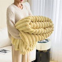 Cauzac™ Luxurious Faux Rabbit Fur Throw Blanket for Ultimate Comfort