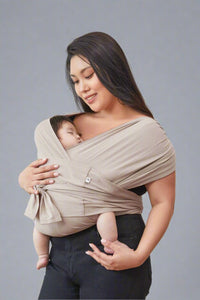 Adjustable baby wrap carrier for closeness