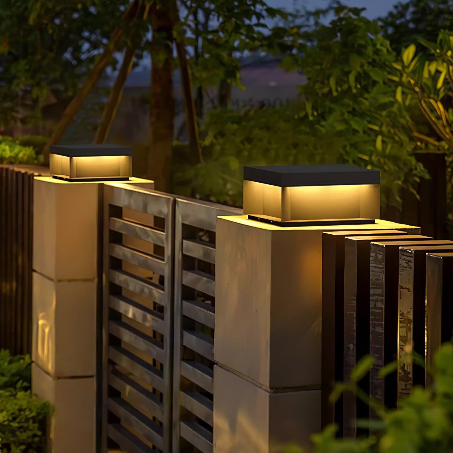 Cauzac™ Solar-Powered Outdoor Post Light - Weatherproof Illumination