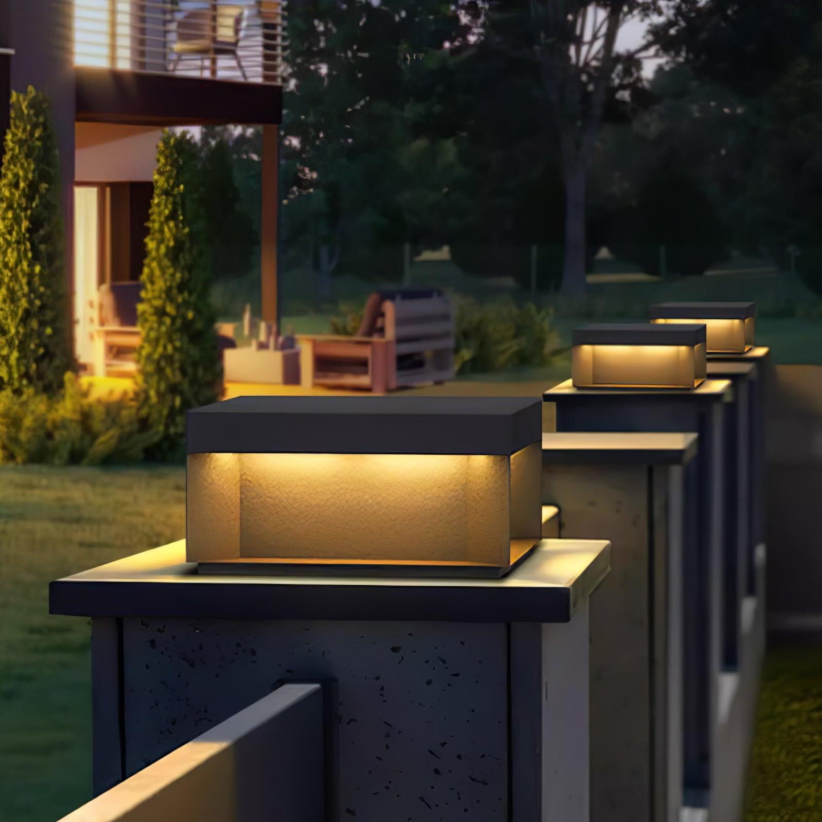 Cauzac™ Solar-Powered Outdoor Post Light - Weatherproof Illumination
