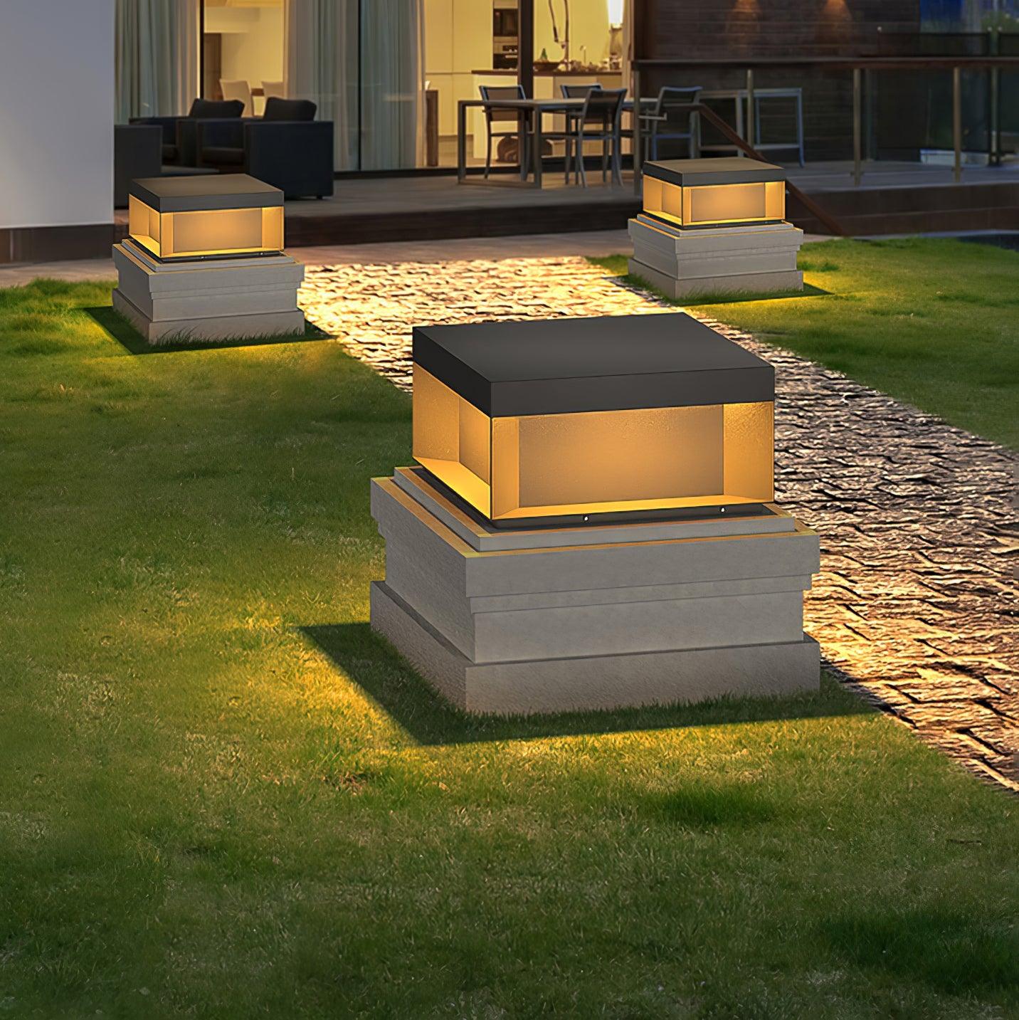 Cauzac™ Solar-Powered Outdoor Post Light - Weatherproof Illumination