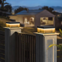 Cauzac™ Solar-Powered Outdoor Post Light - Weatherproof Illumination