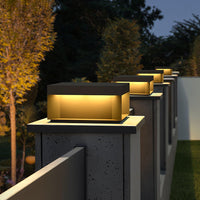 Cauzac™ Solar-Powered Outdoor Post Light - Weatherproof Illumination