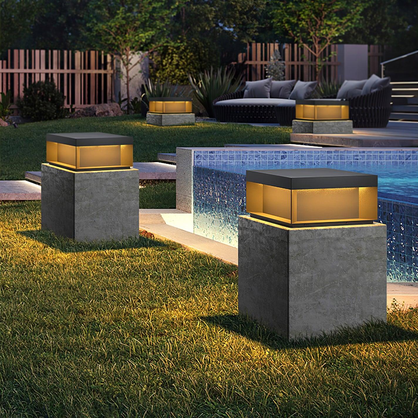 Cauzac™ Solar-Powered Outdoor Post Light - Weatherproof Illumination