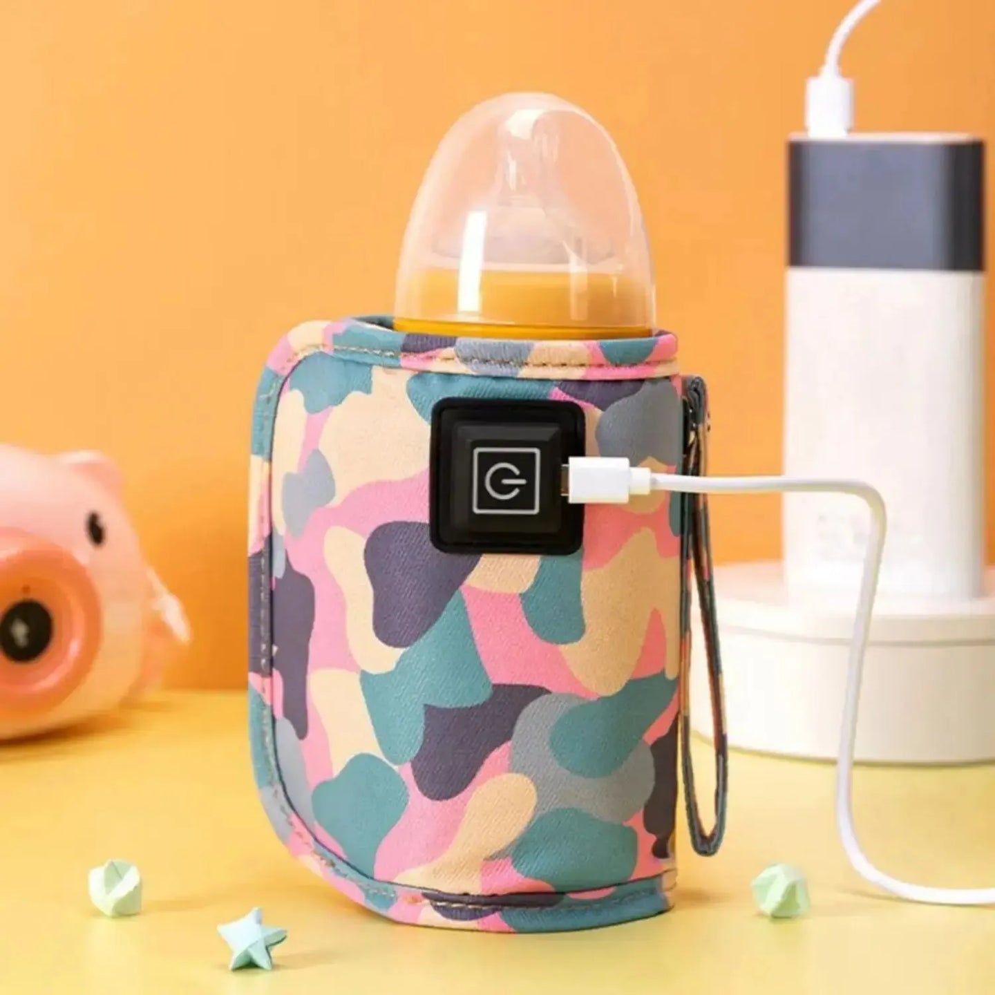 Efficient portable bottle warmer, ideal for infant feeding, this baby bottle warmer is designed to provide gentle heating for newborns.