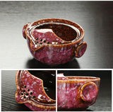 Cauzac™ Artisanal Ceramic Gaiwan Tea Set – Portable Tea Pot & Cup for Travel & Office