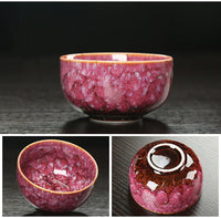 Cauzac™ Artisanal Ceramic Gaiwan Tea Set – Portable Tea Pot & Cup for Travel & Office