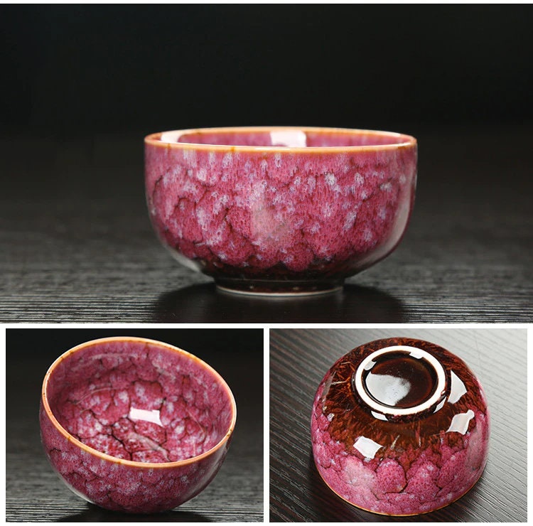 Cauzac™ Artisanal Ceramic Gaiwan Tea Set – Portable Tea Pot & Cup for Travel & Office