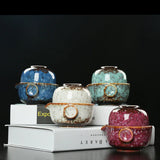 Cauzac™ Artisanal Ceramic Gaiwan Tea Set – Portable Tea Pot & Cup for Travel & Office