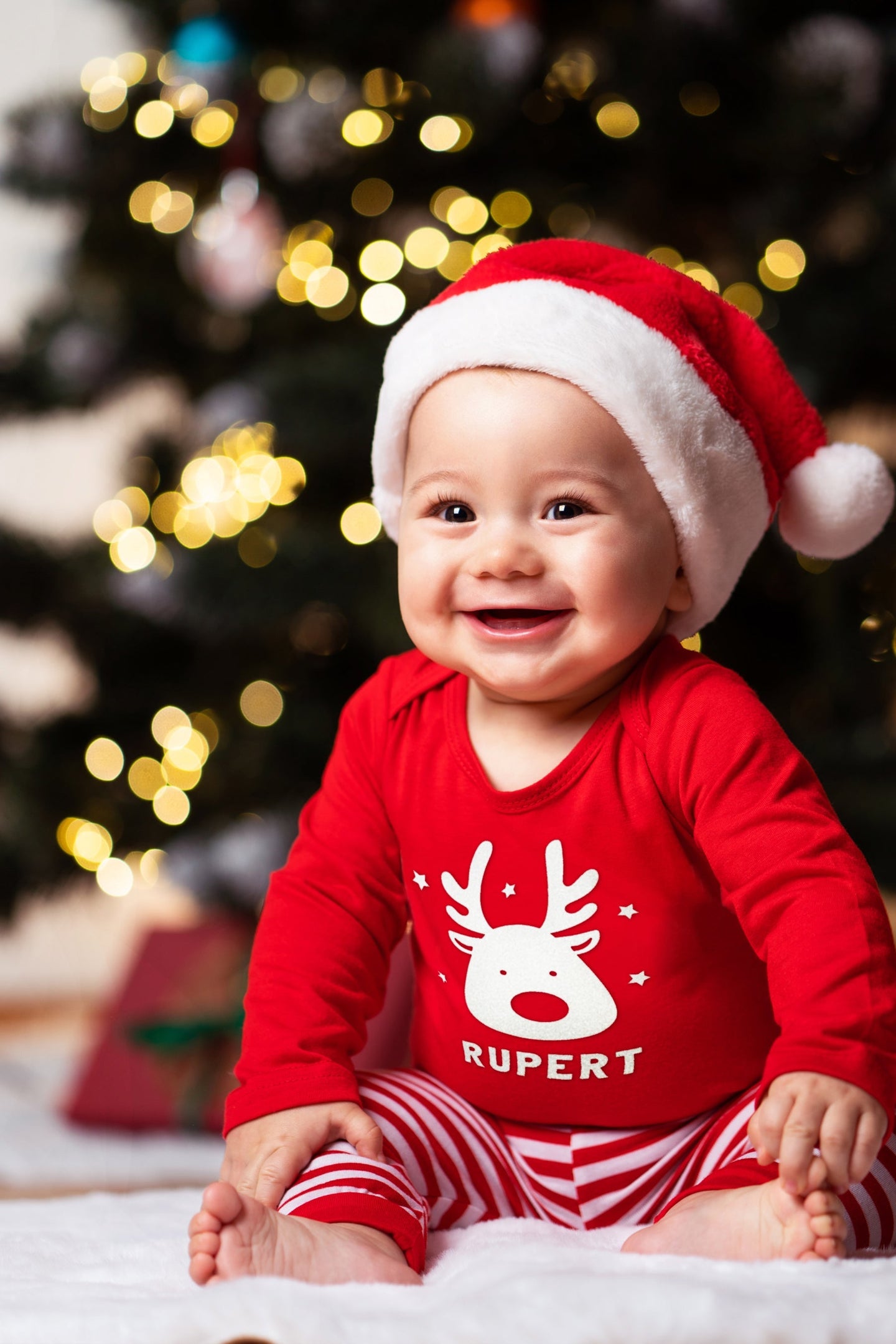 First Christmas Baby Outfit for Holiday Celebrations