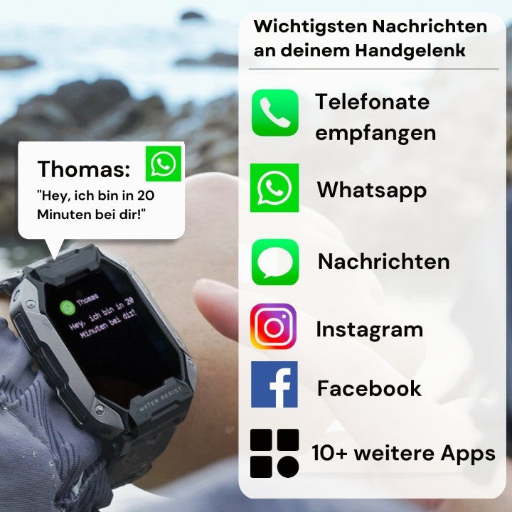 Cauzac™ Advanced Smartwatch - Embrace Style, Strength & Fitness