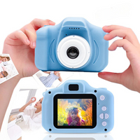 "Cauzac™ SnapKids Camera - Colorful, Kid-Friendly Digital Camera with Dual Lenses, Creative Filters, and Durable Shockproof Design for Children Aged 3 and Above