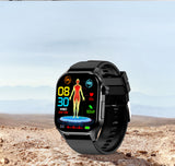 Cauzac™ Premium Smartwatch with Comprehensive Fitness Tracking & Health Features - Brown Leather