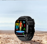 Cauzac™ Premium Smartwatch with Comprehensive Fitness Tracking & Health Features - Brown Leather
