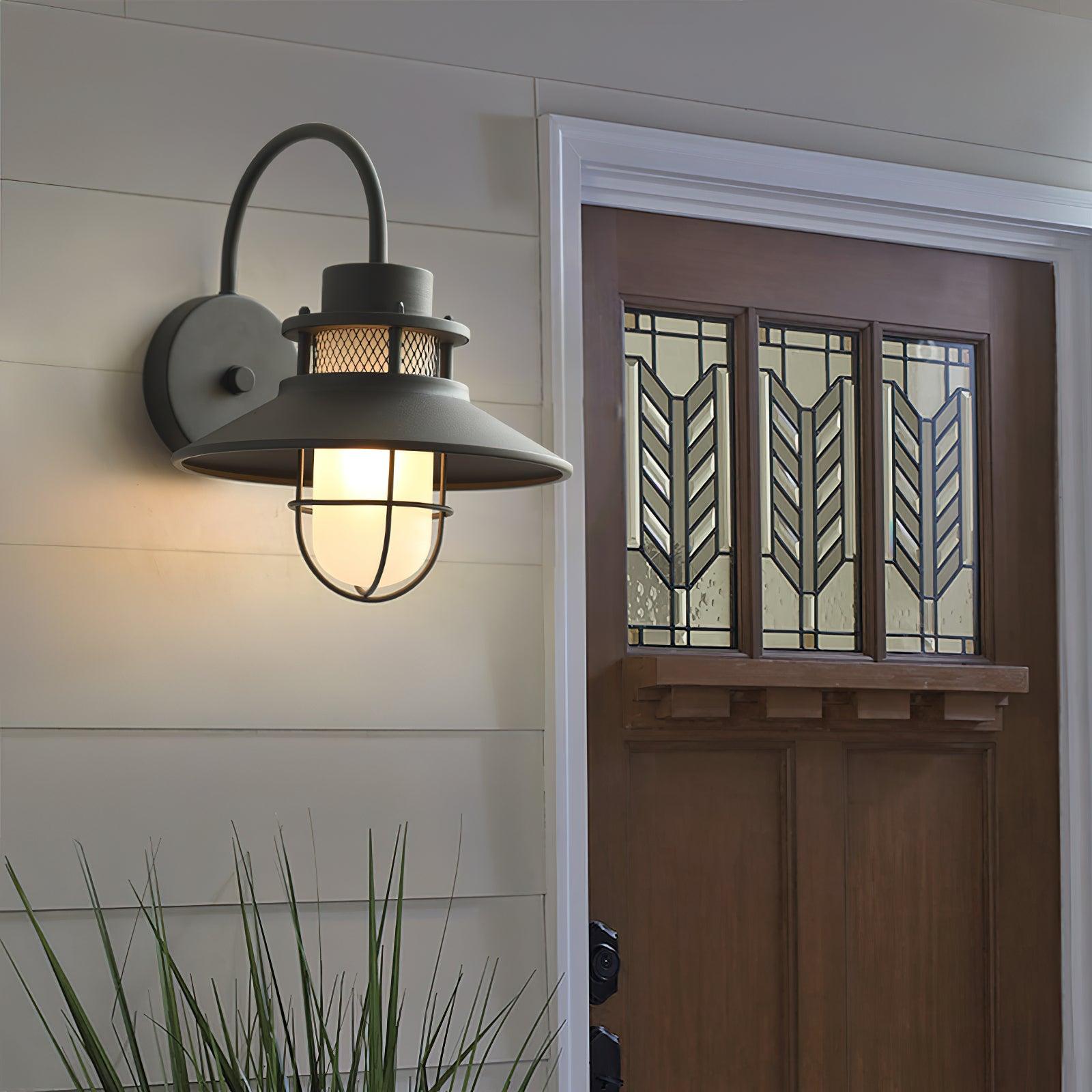 Cauzac™ Industrial Chic Outdoor Lamp - Weather-Resistant