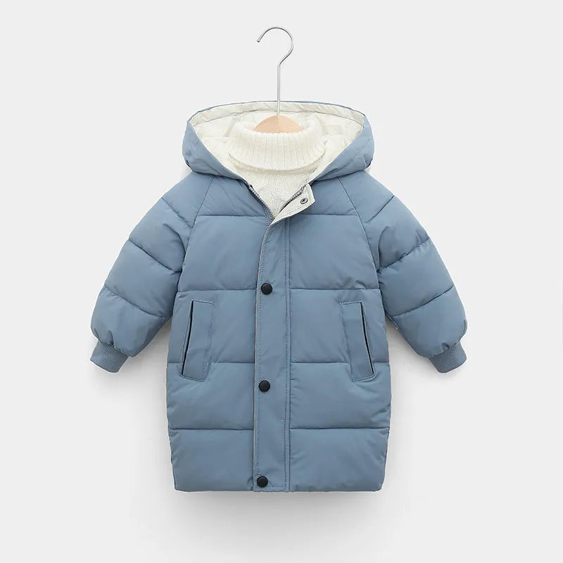 Cauzac™ Kids Winter Coat - Cartoon-Inspired Warm Long Jacket