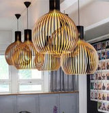 Cauzac™ Exquisite Handmade Wooden Pendant Light