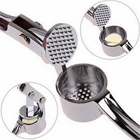 Cauzac™ Effortless Garlic Crusher & Masher - Premium Stainless Steel Design