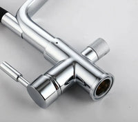 Cauzac™ Modern Dual-Outlet Kitchen Faucet with Filter – Ideal for Hot and Cold Supply