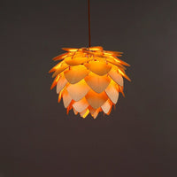 Cauzac™ Handcrafted Pinecone Wooden Pendant Lamp