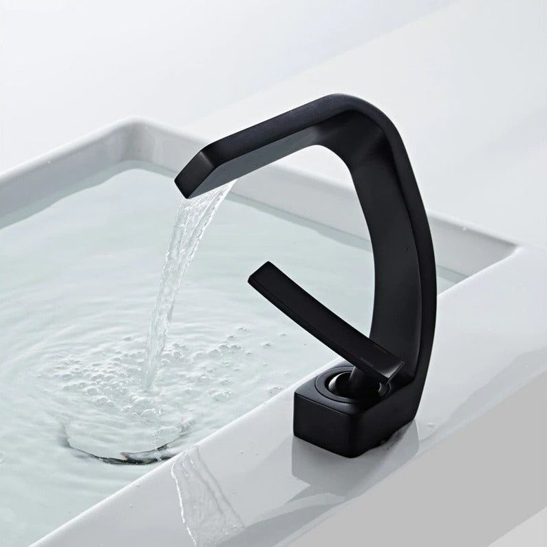 Cauzac™ Stylish Waterfall Bathroom Tap – Luxe Cascading Water Flow Mixer