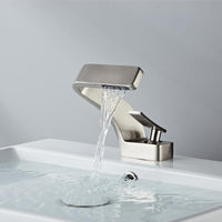 Cauzac™ Stylish Waterfall Bathroom Tap – Luxe Cascading Water Flow Mixer