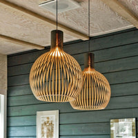 Cauzac™ Exquisite Handmade Wooden Pendant Light