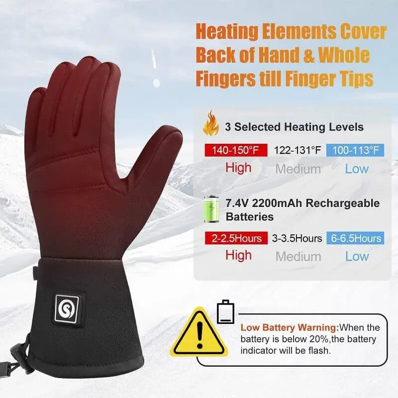 Cauzac™ Unisex Heated Lightweight Gloves