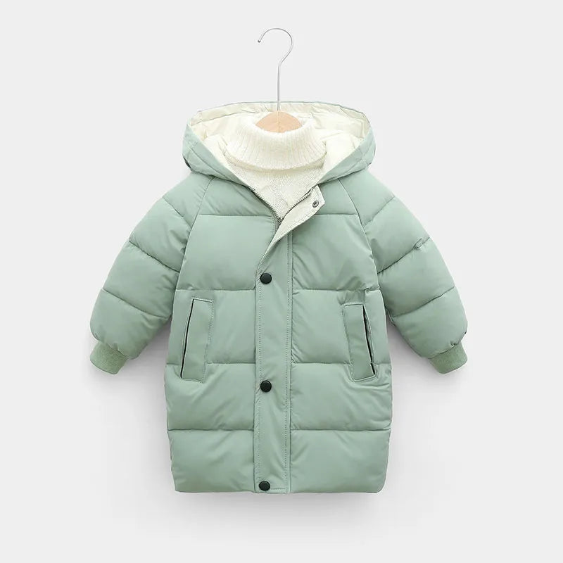 Cauzac™ Kids Winter Coat - Cartoon-Inspired Warm Long Jacket