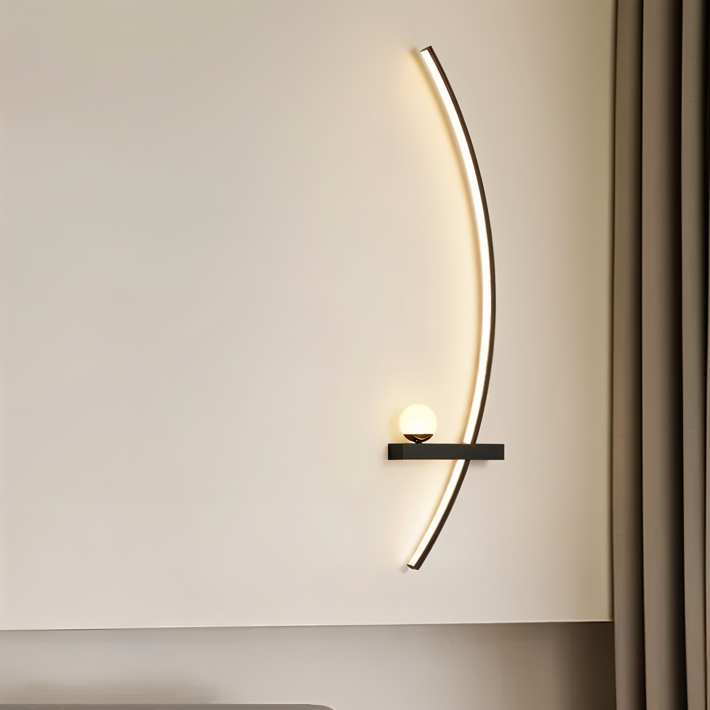 Cauzac™ Elegant Curved LED Wall Light