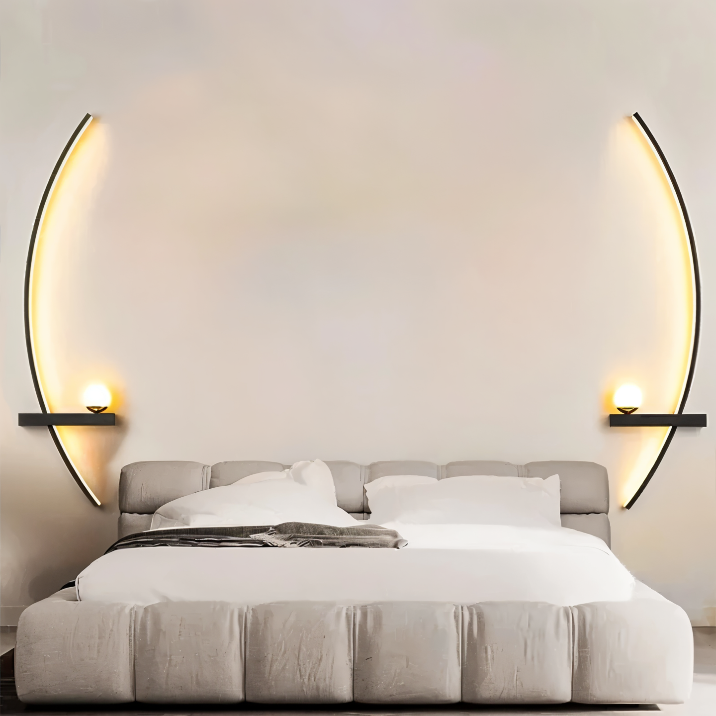 Cauzac™ Elegant Curved LED Wall Light