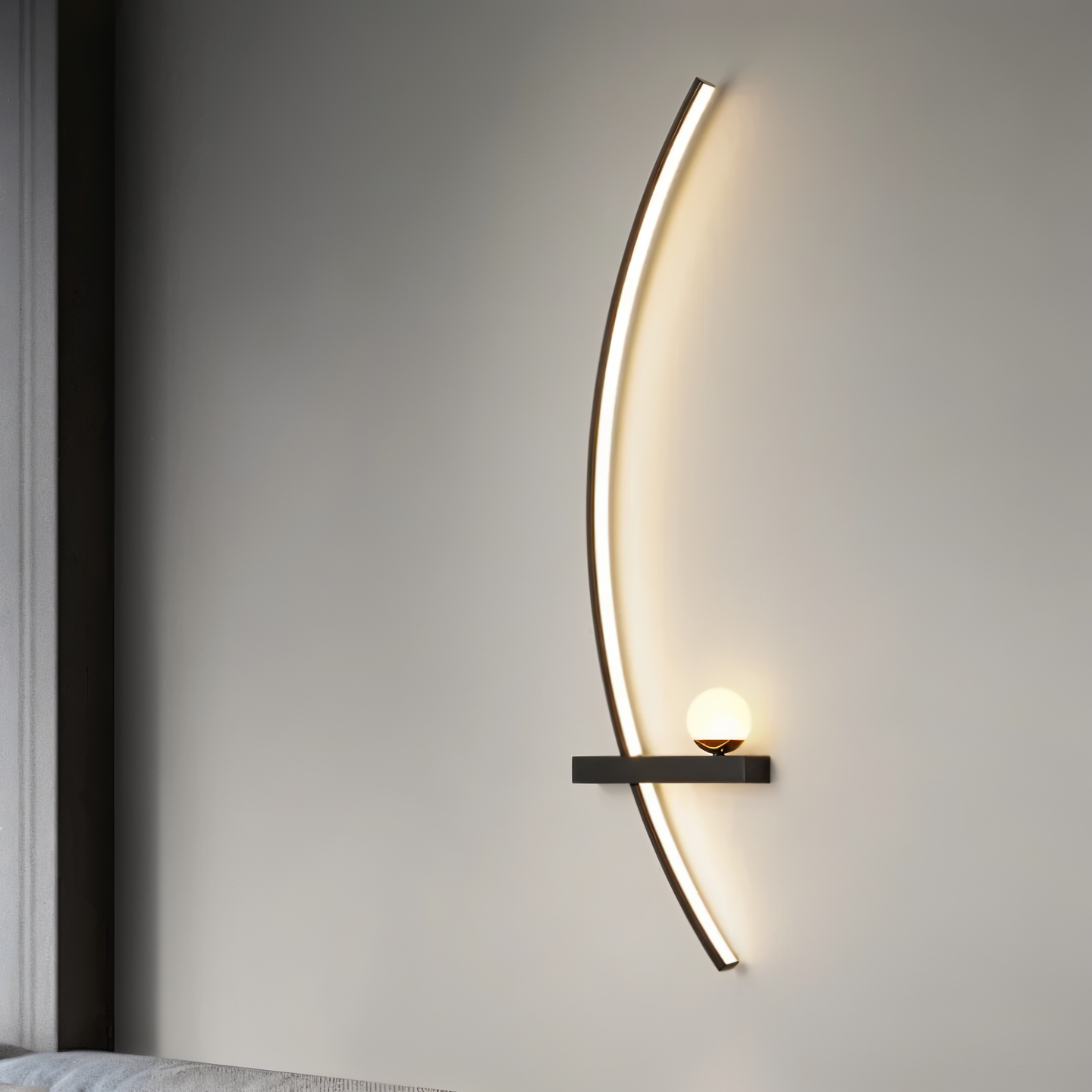 Cauzac™ Elegant Curved LED Wall Light