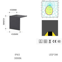 Cauzac™ Modern Solar-Powered Outdoor Lamp for Elegant Spaces