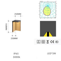 Cauzac™ Modern Solar-Powered Outdoor Lamp for Elegant Spaces