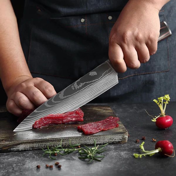 Cauzac™ Damascus-Inspired Japanese Chef's Knife – Culinary Excellence Redefined