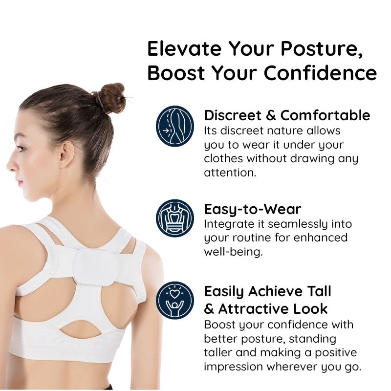 Cauzac™ Discreet Posture Enhancer for Comfort and Alignment