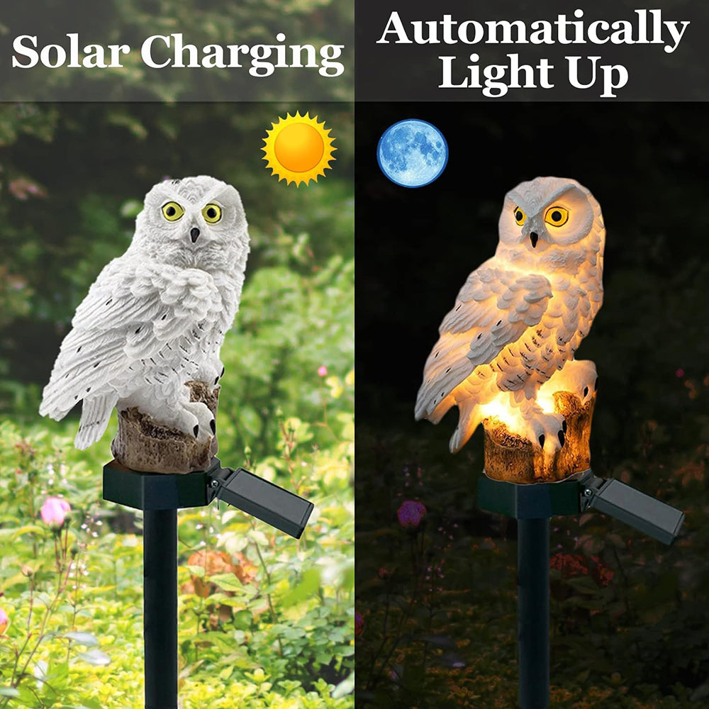 Cauzac™ Eco-Friendly Solar Owl Garden Lamps (2-Pack)