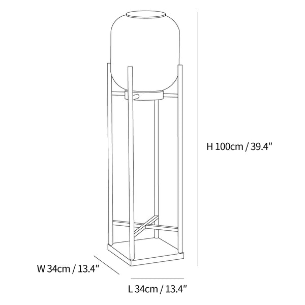 Cauzac™ Solar-Powered Outdoor Floor Lamp Lantern - Elegance in Illumination