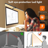 Cauzac™ Dual-Head LED Desk Lamp - Modern Office Lighting Solution