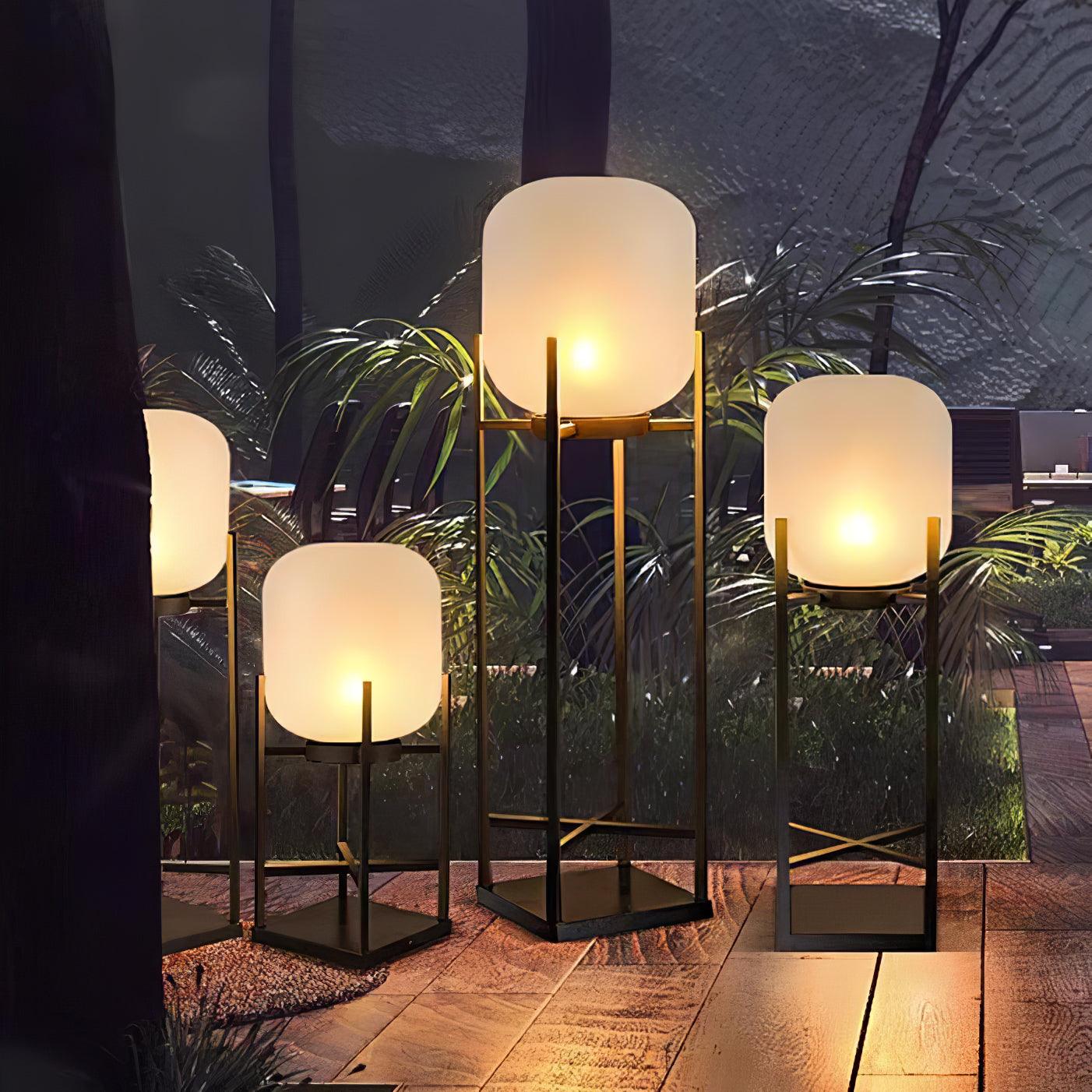 Cauzac™ Solar-Powered Outdoor Floor Lamp Lantern - Elegance in Illumination