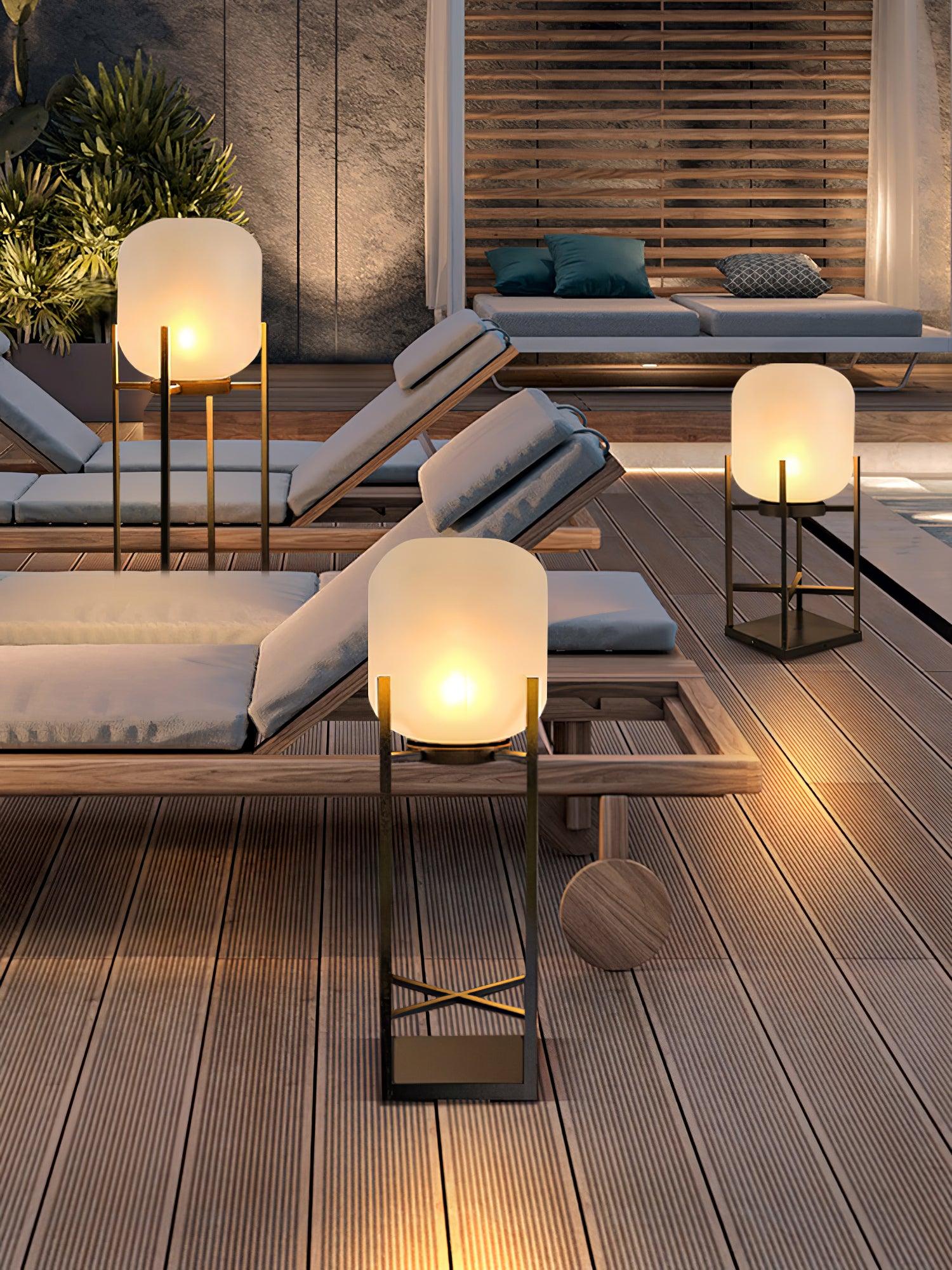 Cauzac™ Solar-Powered Outdoor Floor Lamp Lantern - Elegance in Illumination