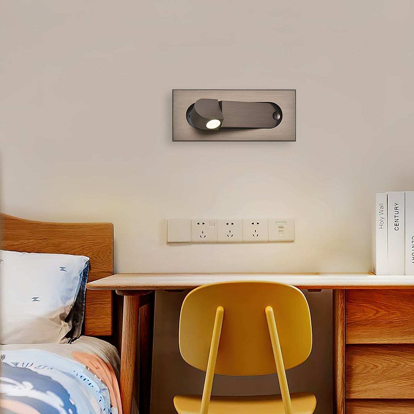 Cauzac™ Modern LED Bedside Reading Lamp with Adjustable Head